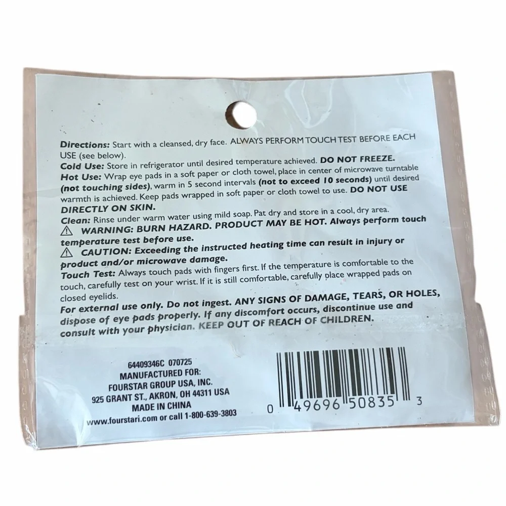 b.pure Reusable Gel Eye Pads | Red Cherries | Hot & Cold Therapy